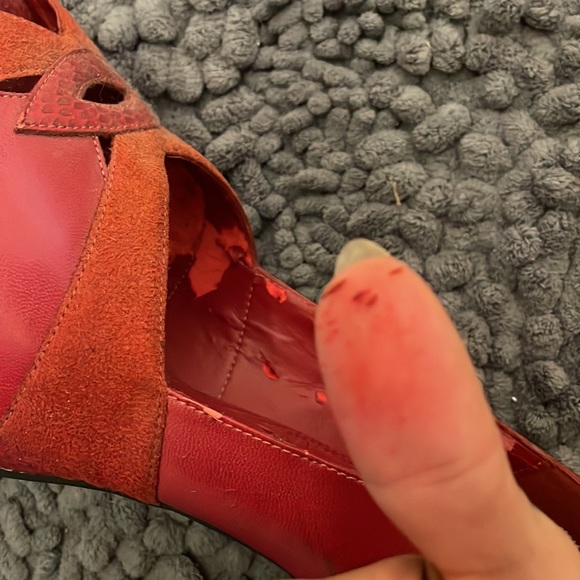 COPY - Christian Louboutin Agneska Heels - size 40 red bottoms never worn outsi… - Picture 10 of 10